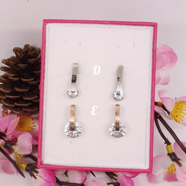 Anting titanium asli anti karat selamanya