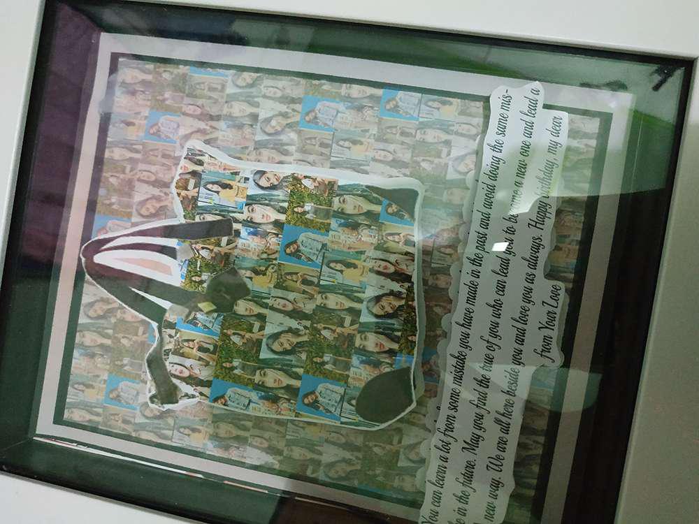 Scrap Frame Po Up ( Hiasan Dinding Custom Termurah Desain Kaligrafi Wedding Termurah