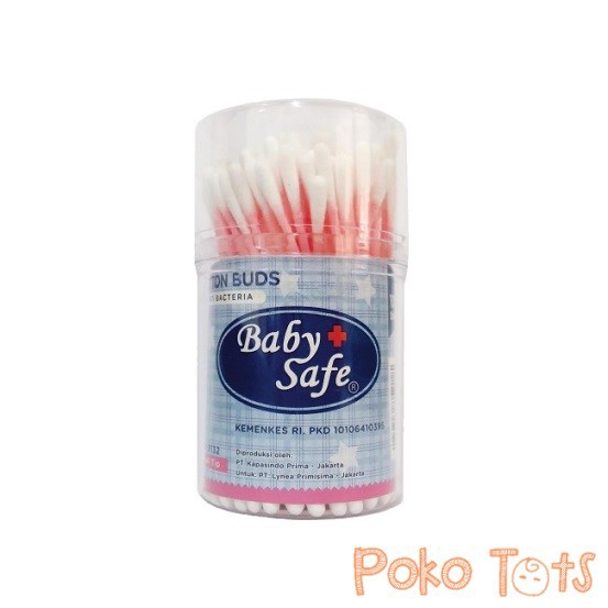 Baby Safe Cotton Buds Small Tip Pot Isi 100 pcs Tip Kecil