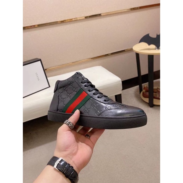 sepatu boots gc pria sneaker cowok high end men shoes leather kulit New face mirror P1SHOES