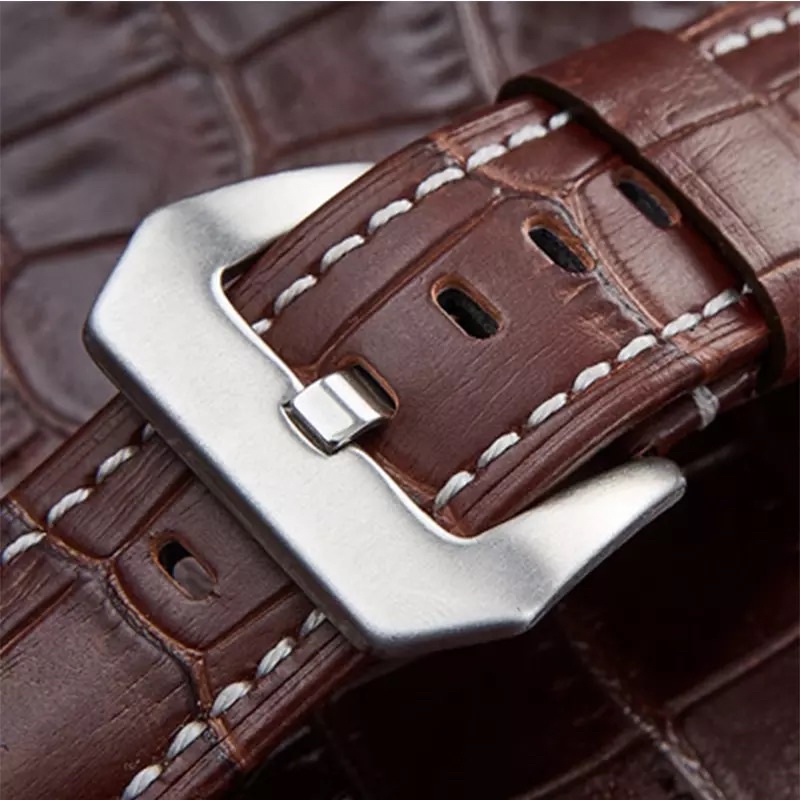 Buckle Strap Jam tangan lidah tounge stainless steel pengait tali 22mm 24mm hitam metal clasp silver 316L aksesoris