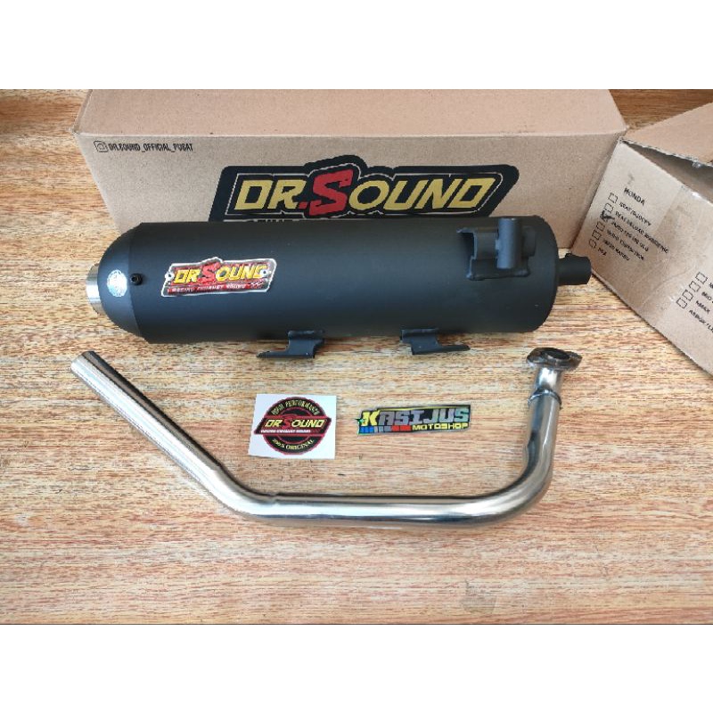 Knalpot Dr Sound Copy Cms untuk Vario New Vario Old Vario 160 Pcx 160 Vario Karbu/Tekno