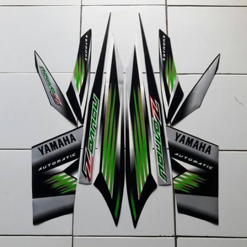 Striping nouvo z hitam 2005 list body nouvo z hitam sticker nouvo stiker nouvo z 2005 strip body