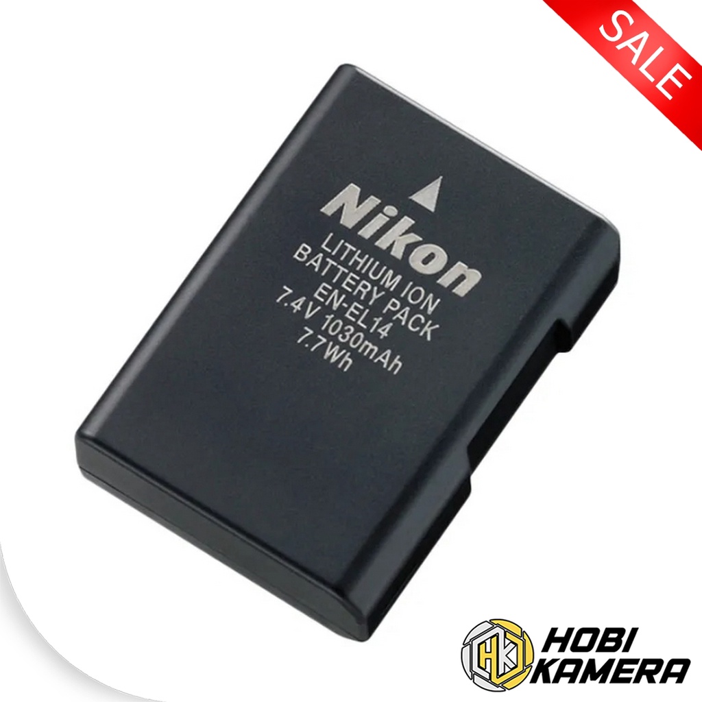Jual Battery Nikon EN-EL14 Cocok untuk nikon d3100, d3200, d5500, d3400
