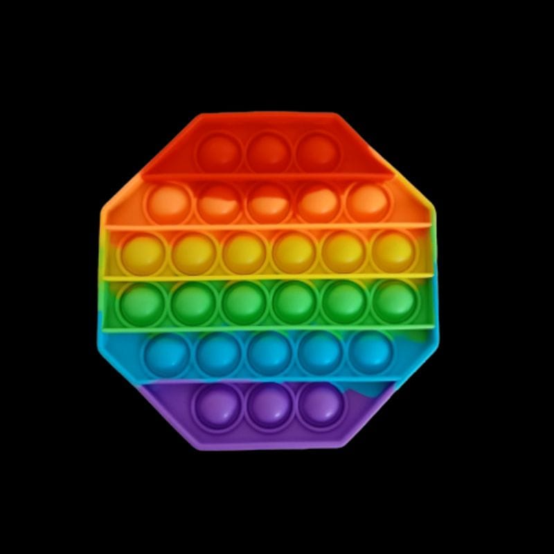 Pop It Mainan Anak Pop It Fidget Push Toy Push Rainbow Penghilang Stress Tiktok / Unicorn Galaxy Ice Cream Love / Multicolor Warna - Warni Bubble Kids / Mainan Anak Kekinian PopIt Squeeze Game Rainbow Unicorn / Silicon Tebal Murah Termurah Grosir-3