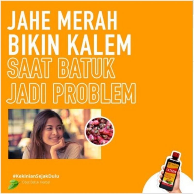 Laserin Sirup (Rasa Jahe) 60ml