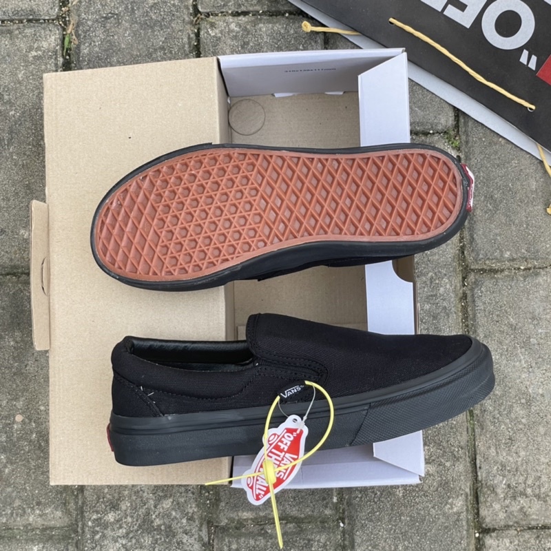 VANS SLIP ON FUL BLACK WF DT “import quality”