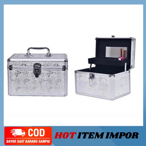 NEW ARRIVAL BOX MAKEUP / MAKEUP BOX / 27x18x18CM / TEMPAT PERHIASAN / B2311 MB