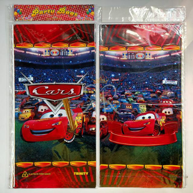 PLASTIK SNACK ULANG TAHUN GOODIE BAG-Cars