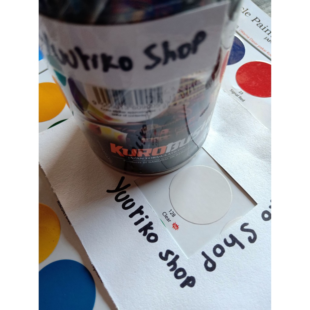 Pilok Samurai Cat samurai paint  128 clear pilox cat semprot bening vernis cat