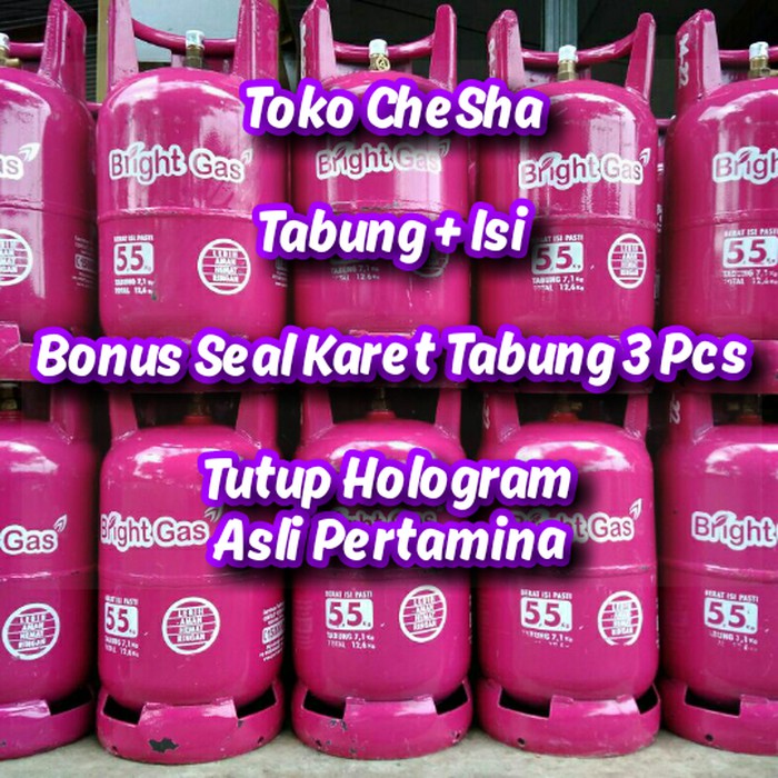 Tabung Gas Bright Gas 55 Kg + Isi Full
