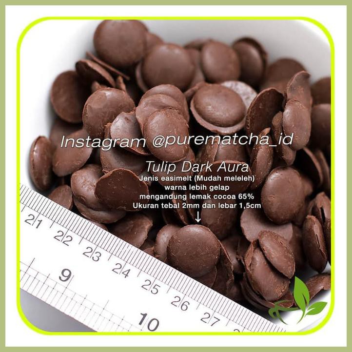 

PROMO DARK AURA CHOCOLATE COUVERTURE COKLAT TULIP DARK COKELAT KANCING