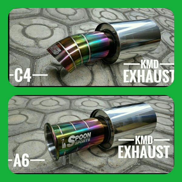 HKS Hi Power Baby pelangi Muffler Knalpot Mobil Racing Picanto Datsun go Livina Karimun Wagon Juke C