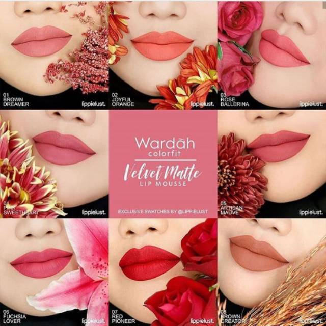 Wardah Colorfit Velvet Matte Lip Mousse 4g