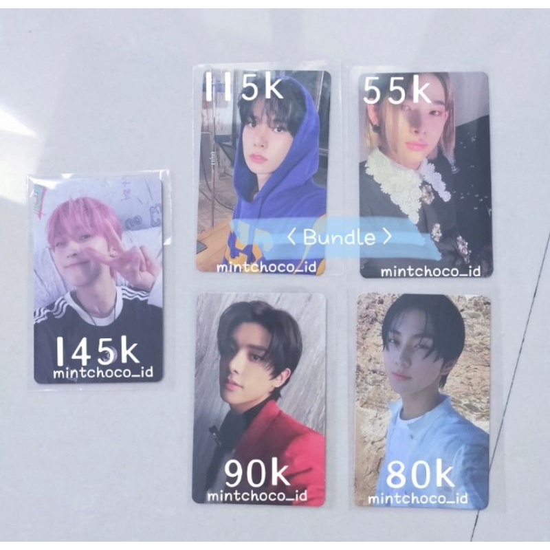 ( READY STOCK ) PHOTOCARD PC HEE HOODIE REG BUNDLE NI-KI SELCA SCYLLA JAKE JASMER JUNGWON SELCA ODY 