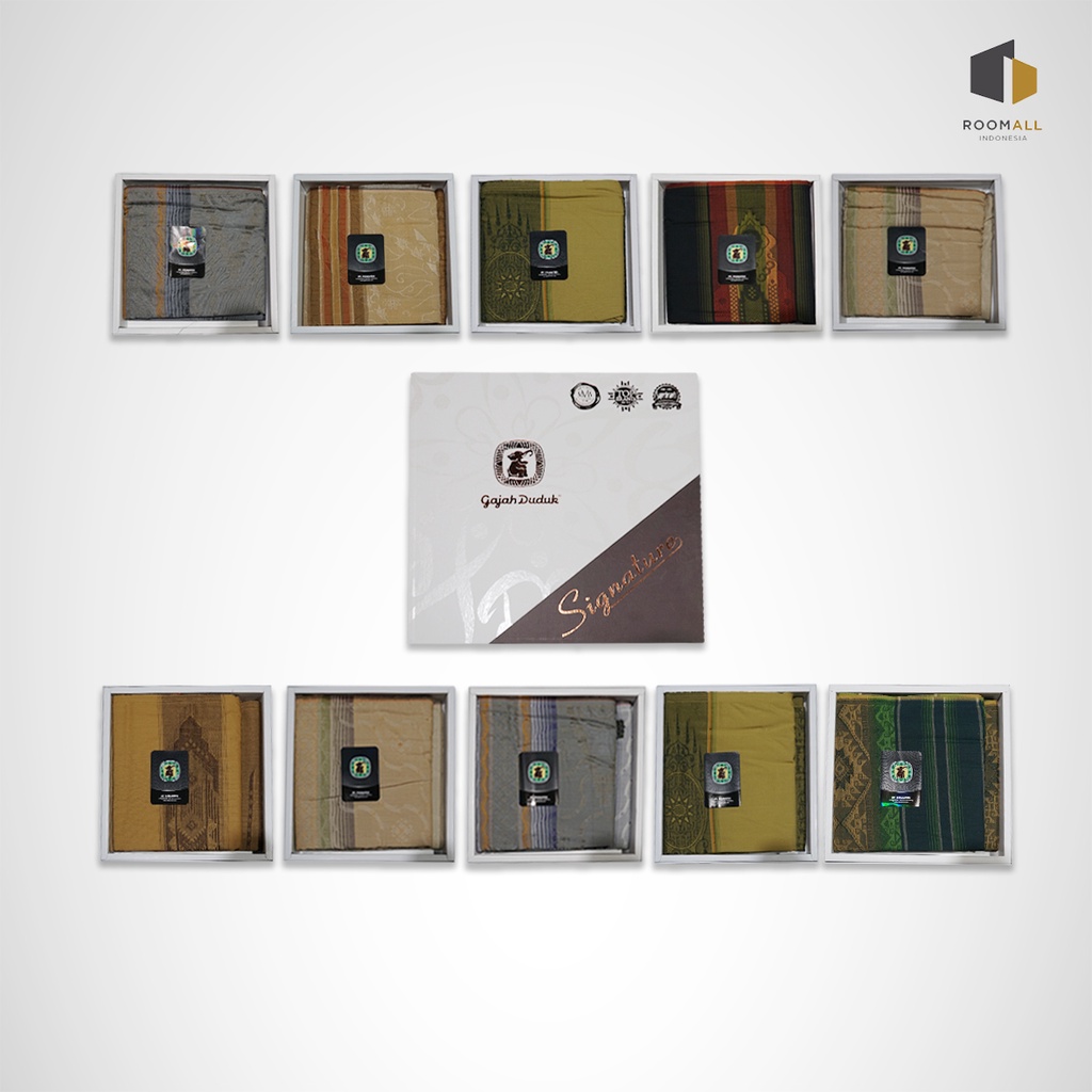 Sarung Gajah Duduk Signature / Sarung Pria / Kain Sarung Gajah Duduk / Kain Sarung Pria