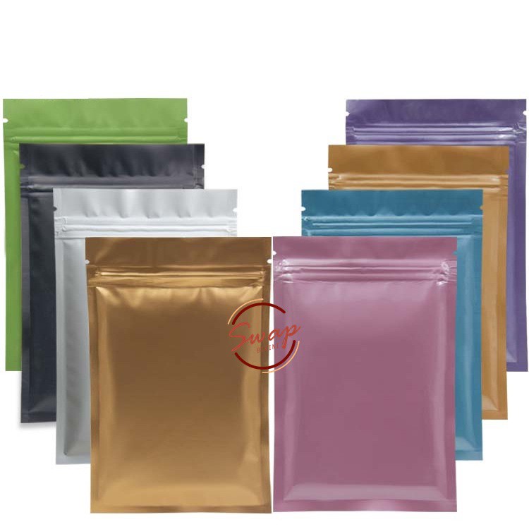 10 x 15 cm Warna Menarik 80 gr Min 100 pcs Plastik Kemasan Masker ziplock Packaging Bubuk / UMKM