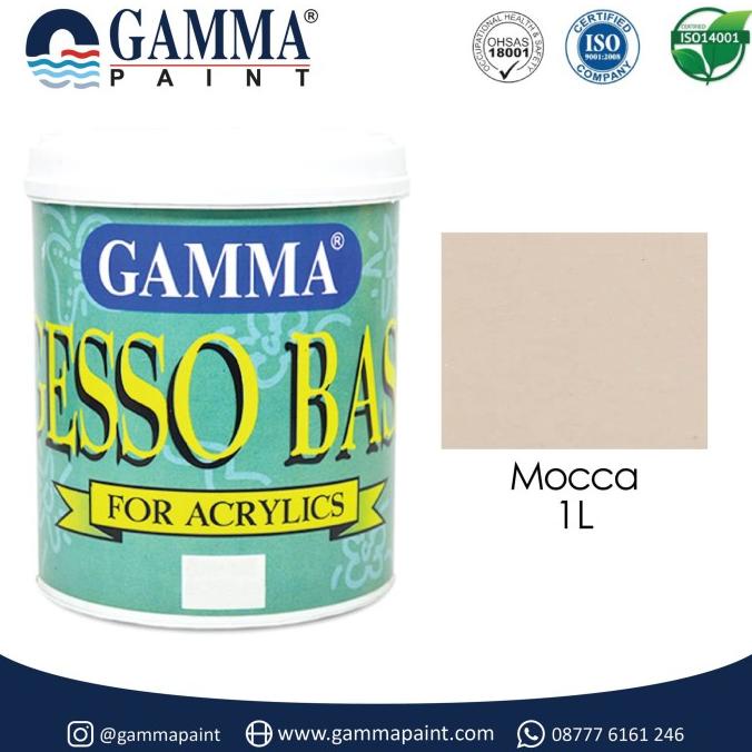 Gamma GESSO BASE - MOCCA - Cat Tembok Semi Gloss 1L