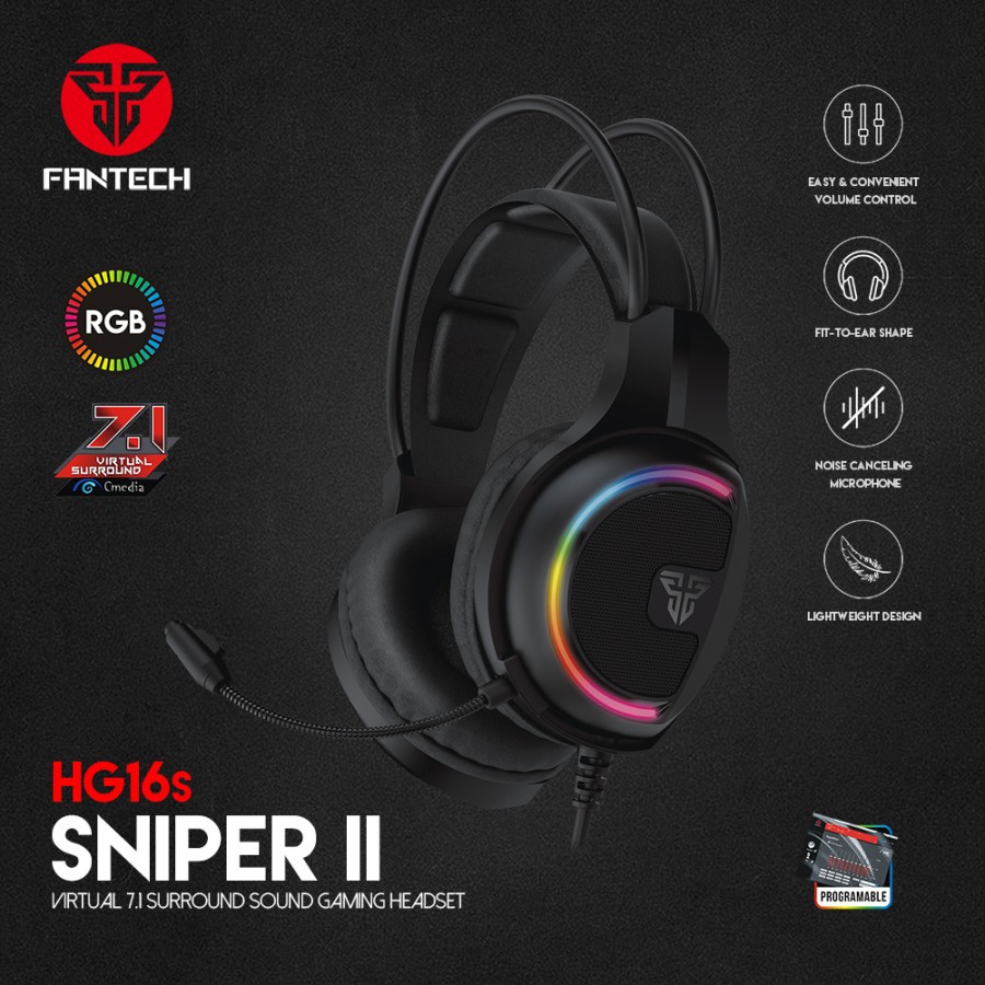 Fantech HG16S Sniper II 7.1 RGB - Gaming Headset