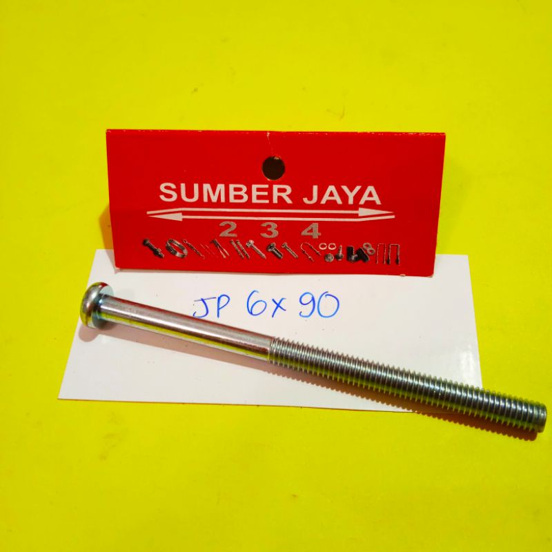 Baut Sekrup JP M6 x 90  /  Sekrup JP M6 TERMURAH