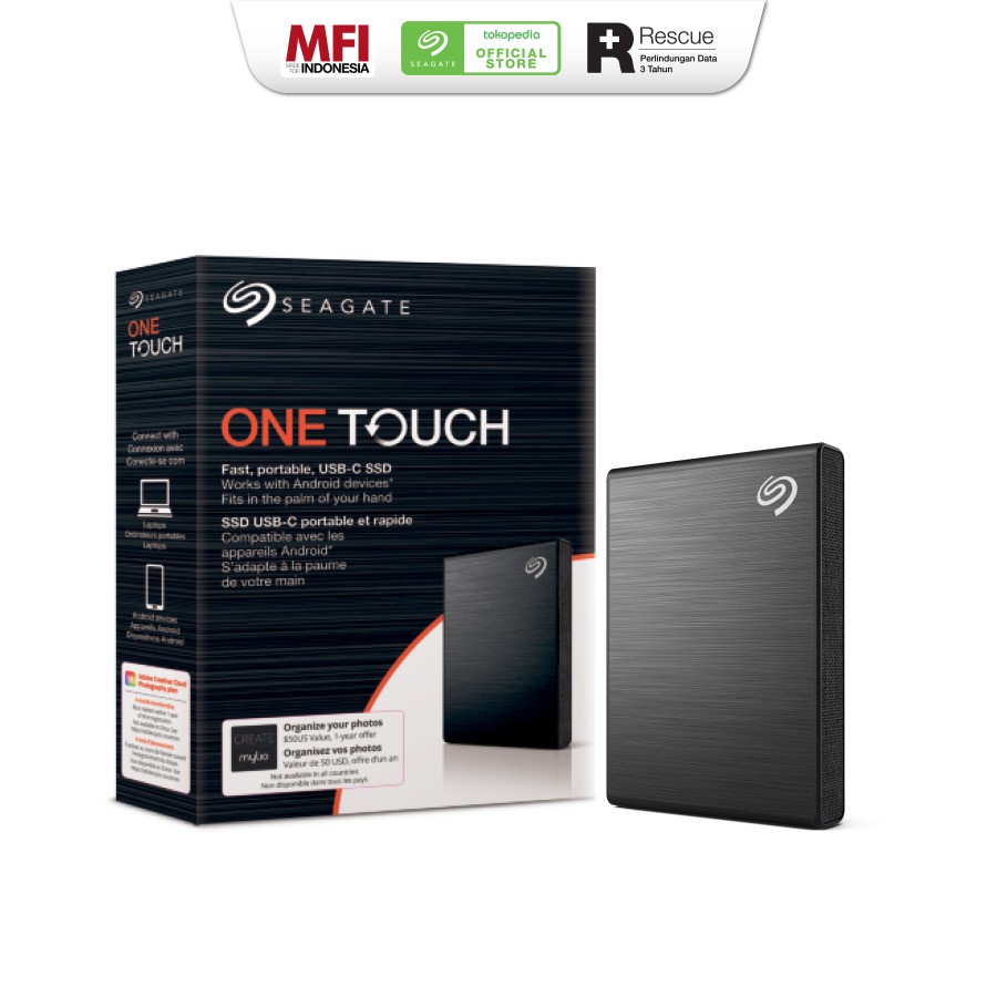 Seagate One Touch SSD 2TB USB-C SSD Eksternal