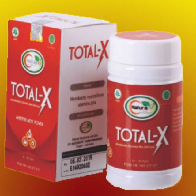 

TOTAL-X NATURAFIT HERBAL UNTUK STAMINA