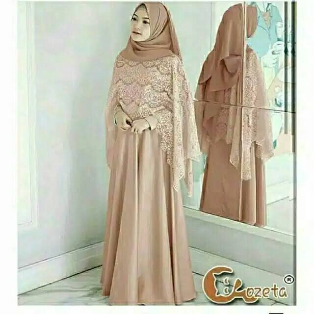 GAMIS JERSEY SET BROKAT RENDA/GAMIS