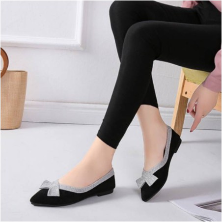 PROMO GROSIR sepatu kerja wanita perempuan hitam formal dinas bagus keren krem kilap kantor cewek