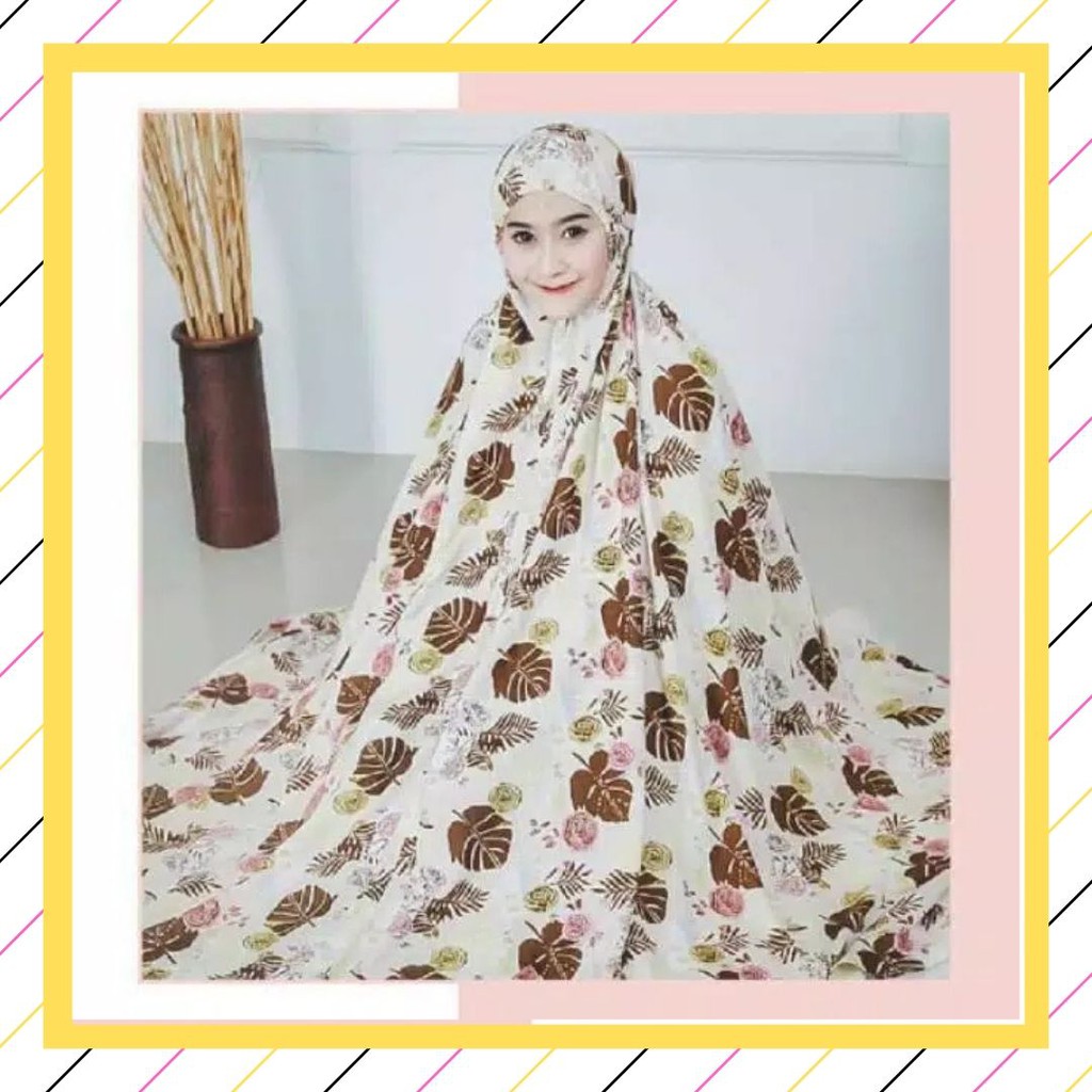 [ PROMO BERKAH  ] Mukena tazkia cantik anyelier khaki
