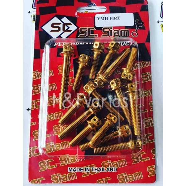 Set Baut Blok Mesin Yamaha F1ZR FIZR Probolt Original Stainless Thailand