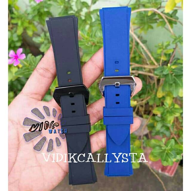 STRAP TALI JAM GUESS MAN NAVITIMER ORI ORIGINAL OEM RUBBER 22 MM W0247G4 W0040G5 W0040G1