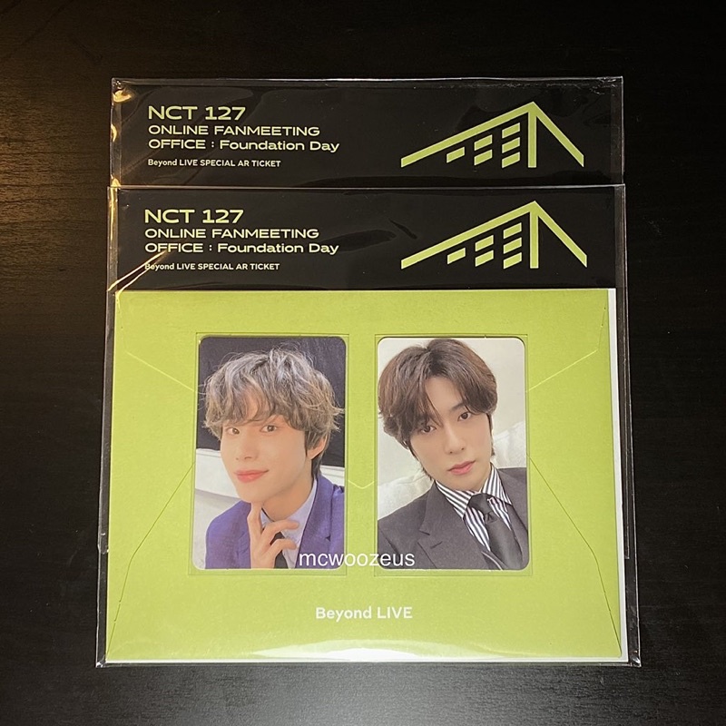 NCT 127 AR Ticket Set Fanmeeting Jungwoo Jaehyun