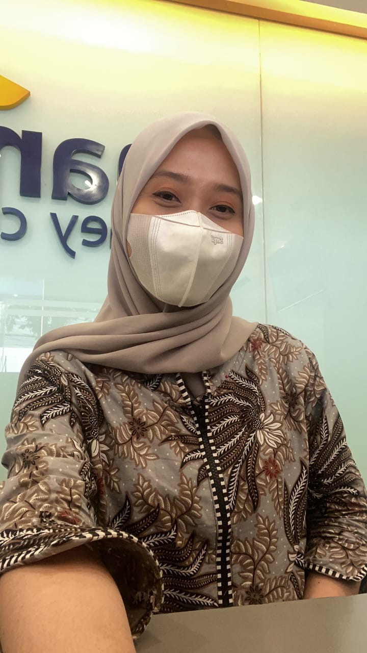 Tey-17 Batik Wanita Asj Sa Hrb026 Kenongo Kemeja Tosca Pendek