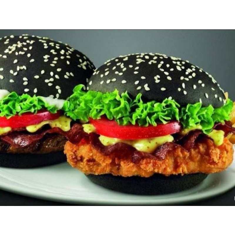

GR ROTI BURGER 10 CM HITAM PREMIUM ISI 10 PCS