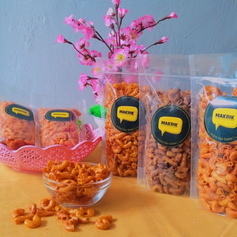 

MAKRIK - MAKARONI / CEMILAN (MAKARONI KRIUK) 100gr