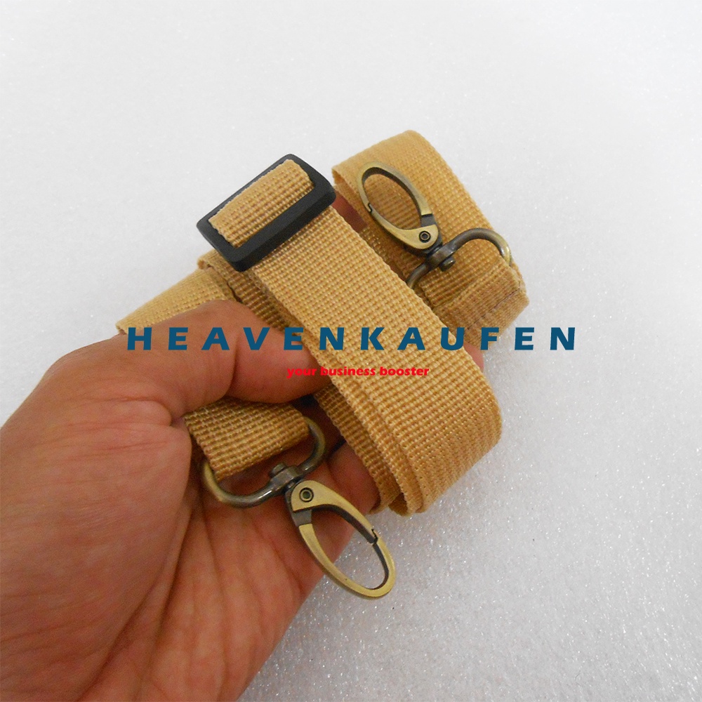 Strap Tas Tali Selempang Tas Lebar 2,5 cm Warna Cream Kait ATG Bakar