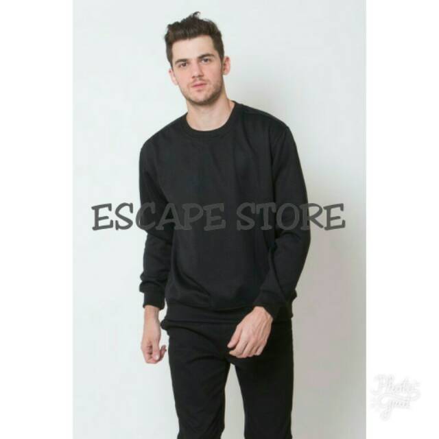 Sweater Polos Basic Cotton Fleece