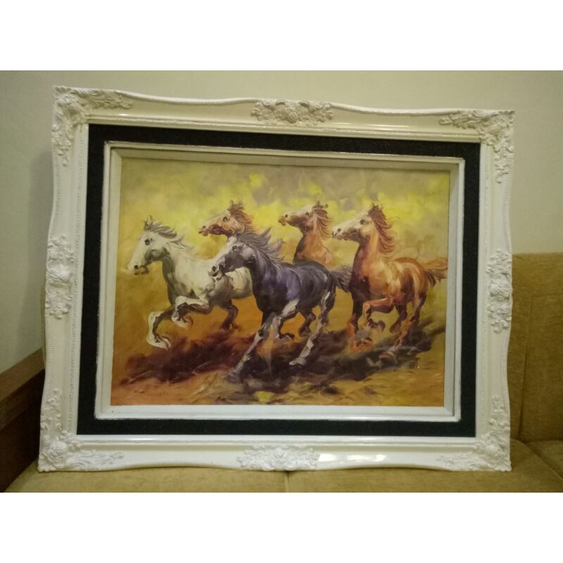 

lukisan kuda liar / lukisan kuda / lukisan canvas kuda/ lukis canvas kuda liar