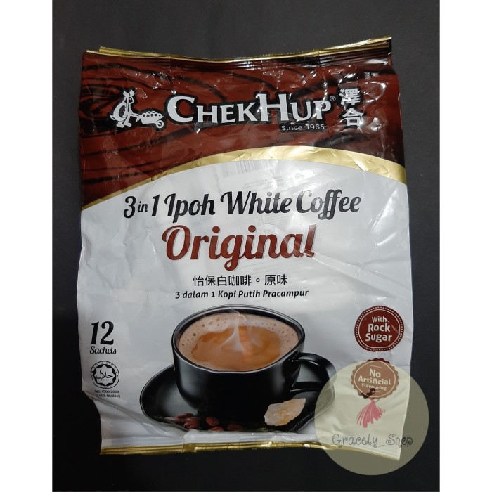 

MURAH Chek Hup 3in1 Ipoh White Coffee Original 480gr (12sachet x 40gr)