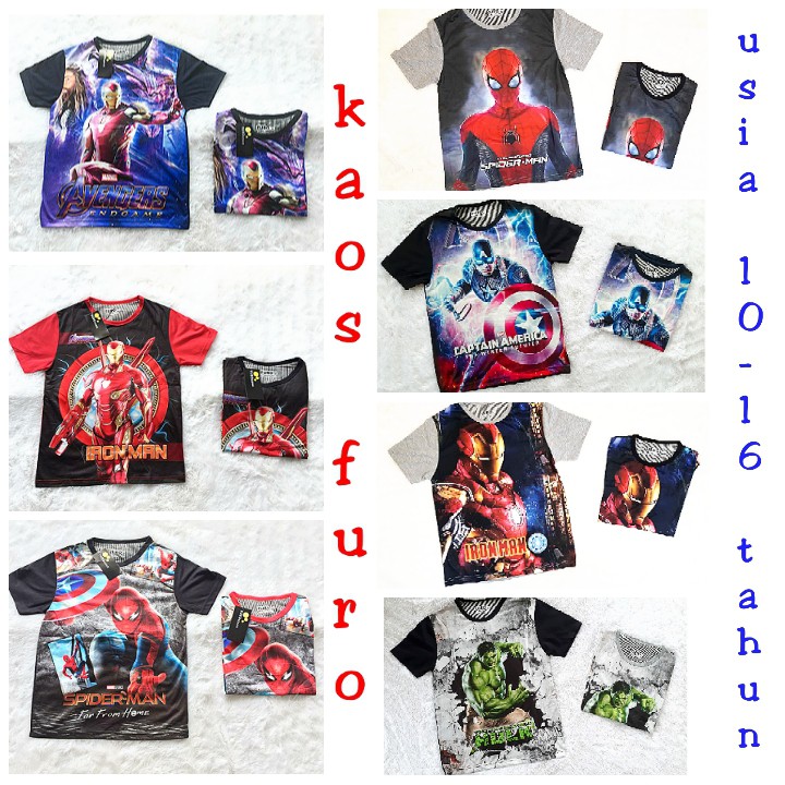  Baju Anak Cowok Tanggung  Furo Import Thailand usia 10 16 