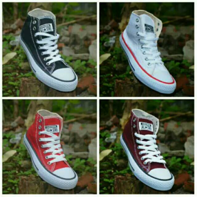 Sepatu sneakers converse high termurah