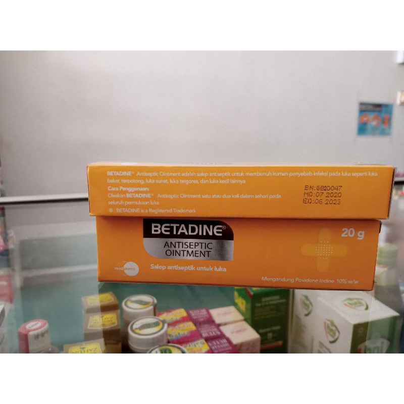 Betadine Oint 20 gram | Betadine Salep 20 gram- ED 01/2025