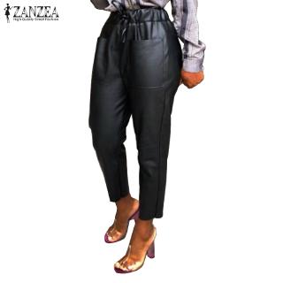 Zanzea Celana Panjang Elastis Bahan Kulit Imitasi Untuk Zanzea Celana Panjang Elastis Bahan Kulit Imitasi Untuk