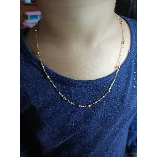 Kalung replika emas model merica,bisa anak dan dewasa panjang 45cm