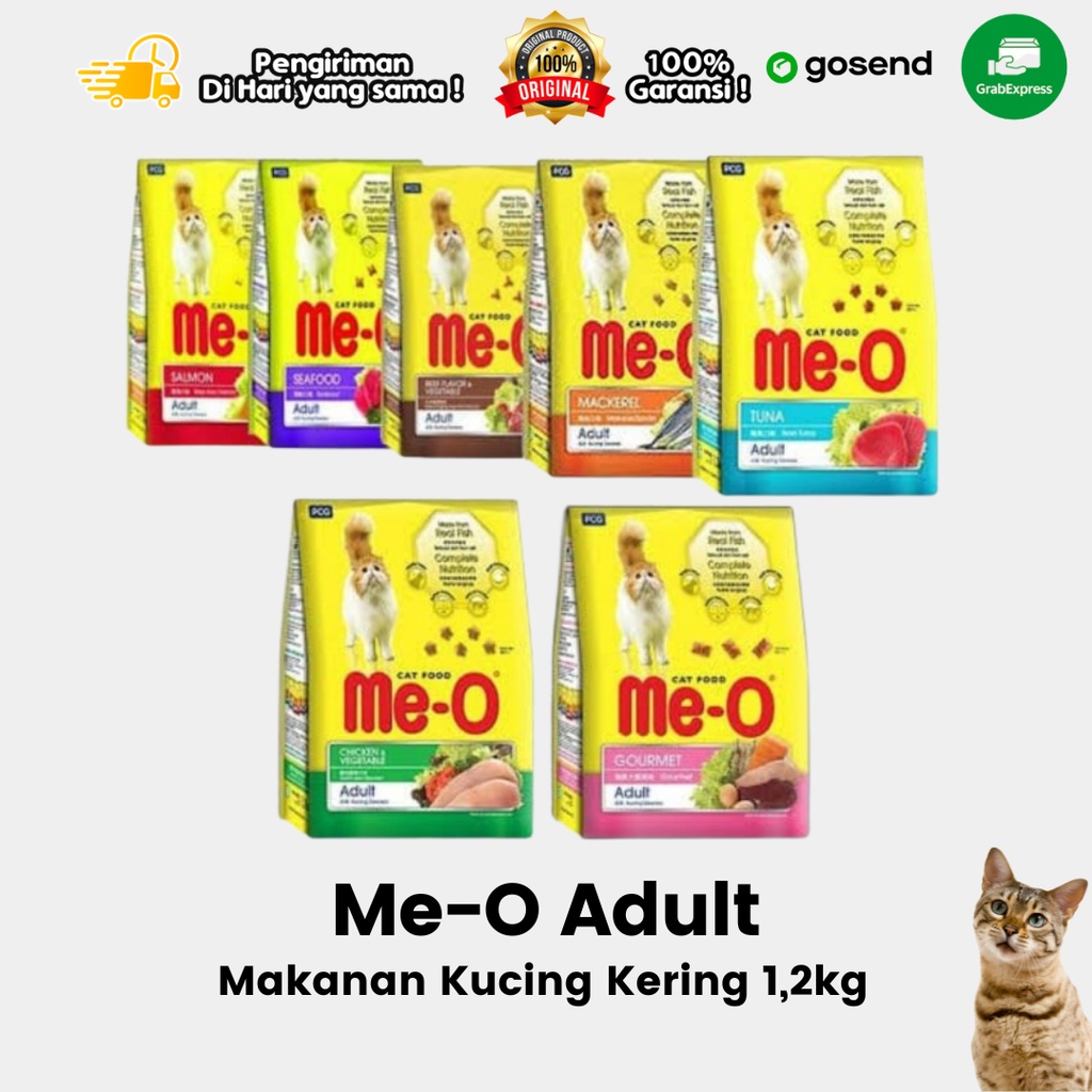 Makanan Kucing Kering Dry Food MEO Adult 1,2KG