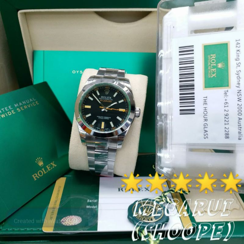 JAM TANGAN ROLEX MILGAUSS 116400 DJF BEST CLONE