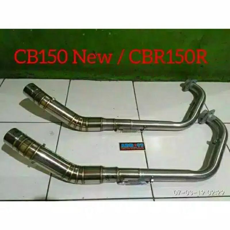 Pipa leher/header cb150r new/old dan cbr150r