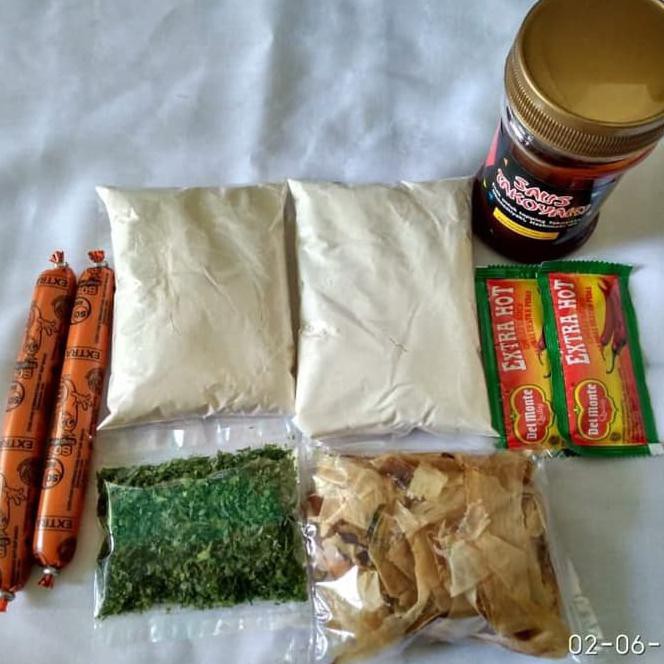 

6B07 BAHAN TAKOYAKI LENGKAP UTK MASAK SENDIRI DIRUMAH: TEPUNG, KATSUO, SAUS AICX