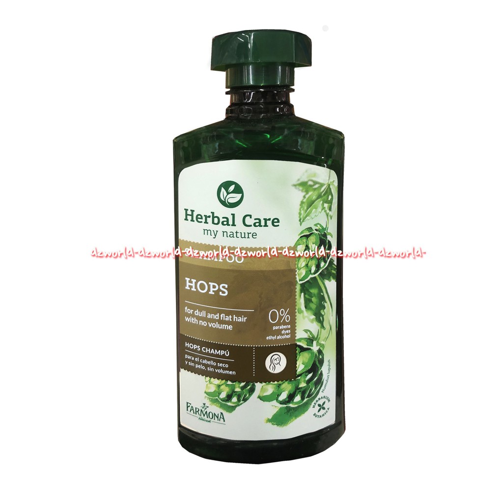 Herbal Care Shampoo Black radish Hosetail Hops Nettle 330ml Herbalcare