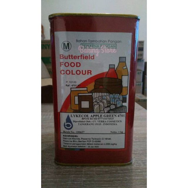 Sepuhan Bubuk -- Pewarna Makanan Butterfield 1kg